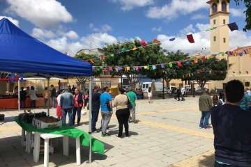 El VIII Mercado Agrícola de La Pardilla, un éxito (Foto TA)